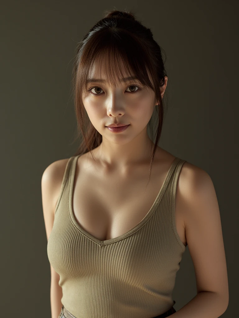 Highest quality, whole body,Soft Light, Ultra-high resolution, (Realistic:1.4), RAW Photos,
1 Japan, alone, cute, (pupil, light in your eyes), Beautiful face in every detail, (Small Box),(High resolution detail of human skin texture),
(Long Hair),
indoor,
(Portraiture)Large Breasts, Brown Hair, Hair Bun, Sportswear,Gym,Sweat,Wet, boxing,手にboxingグローブ装着しサンドバッグに打ち込んでいる,