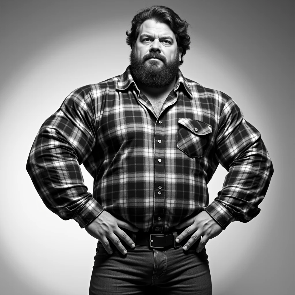 <lora:Kaked:0.8> k4k3, monochrome, a group of men, beard, flannel shirt, boxer shorts, in a cave,