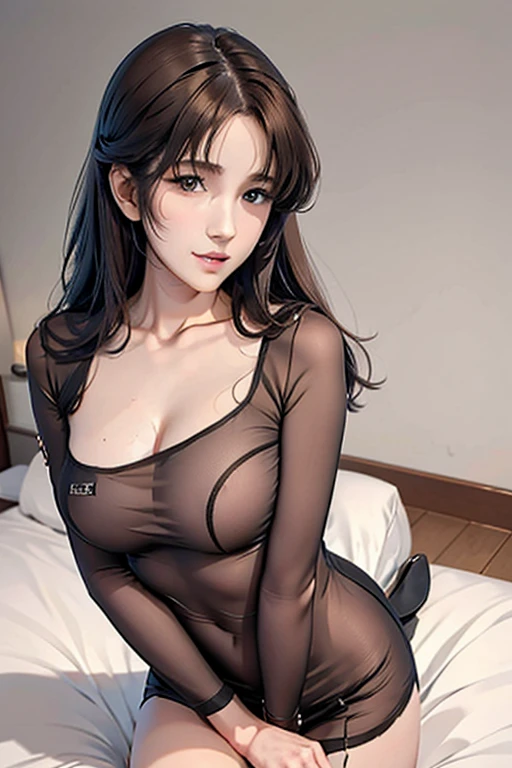 A sleeping girl lying on bed, maid hat, erotic lingerie, purple sock-brimmed pantyhose, legs straight, (best quality detail: 1.2), realistic, 8K HD, ultra detailed, high quality texture, detailed texture, fine detail, high detail, very detailed CG, high quality shadows, delicate beautiful and delicate face, ray tracing, beautiful legs, perfectly petite, skinny, extra-long hair, earrings, necklace, smooth stockings, nude photos, large breasts, cleavage, narrow waist, wide hips, juice