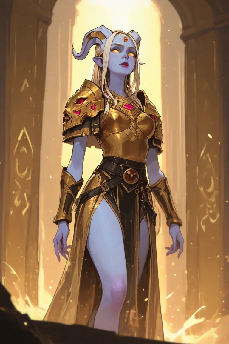 "An imposing paladin wielding a sword imbued with radiant light, emanando magia de luz potente. A cena se passa em uma paisagem urbana sombria e misteriosa, Iluminado pelo brilho da espada do paladino. The composition is expertly crafted, with breathtaking attention to detail and cinematic lighting. The overall aesthetic is reminiscent of Fujifilm photography, capturando a beleza e a profundidade da cena."