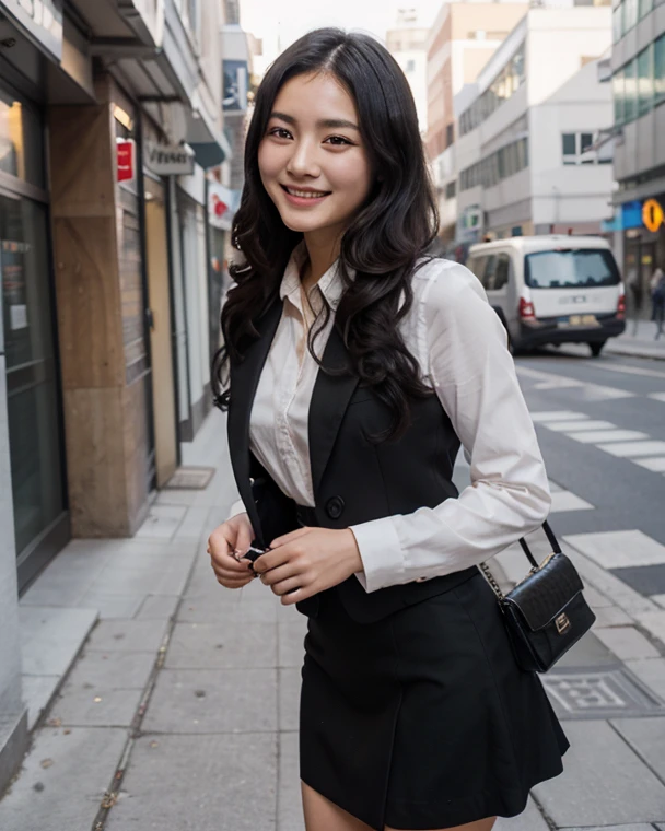 Costumes that change every time,((Never take off your underwear:1.4))((best qualtiy, 8K, tmasterpiece:1.3)), sharp:1.2, Perfect figure beautiful woman:1.4, Slim abs:1.2, ((Layered Hair Style, huge udder:1.2)), (Costumes that change every time:1.5),(Street:1.2),(((Pull up your skirt, With their own hands.:1.5))),Highly detailed facial and skin texture,A detailed eye,二重まぶた,A sideways glance at the camera,Change the color of the pants with just one image.,Sweet smile,((The woman in the back is wearing a skirt:1.4))