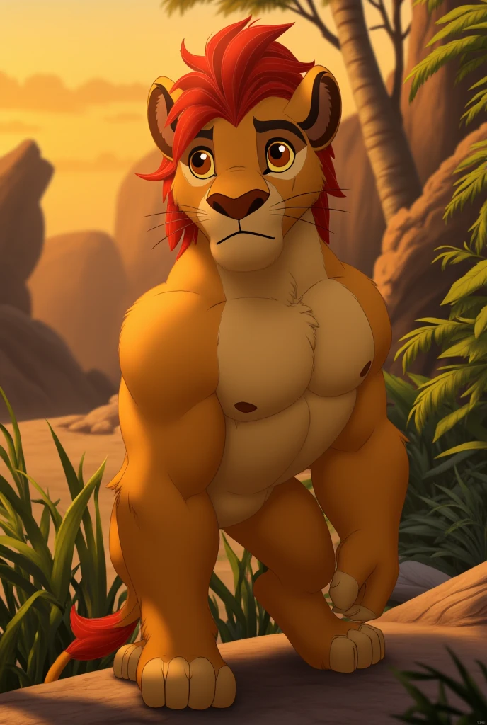Fat Sexy Anthropomorphic Scar from Lion King