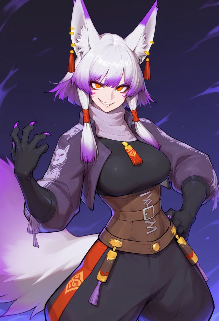 best quality, masterpiece, PrinzV4, 1girl, solo, gray hair, long hair, headgear, antenna hair, hair ornament, cross, iron cross, black boots, garter straps, german flag,  <lora:PrinzEugenV4-15:1>, (((lizard, scalie, furry))),,boring_e621_v4,