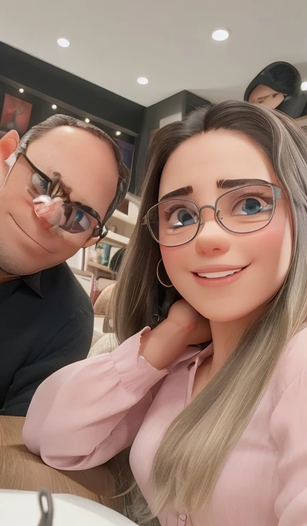 Reimagine the photo as if we were a Pixar-style cartoon --auto --s2