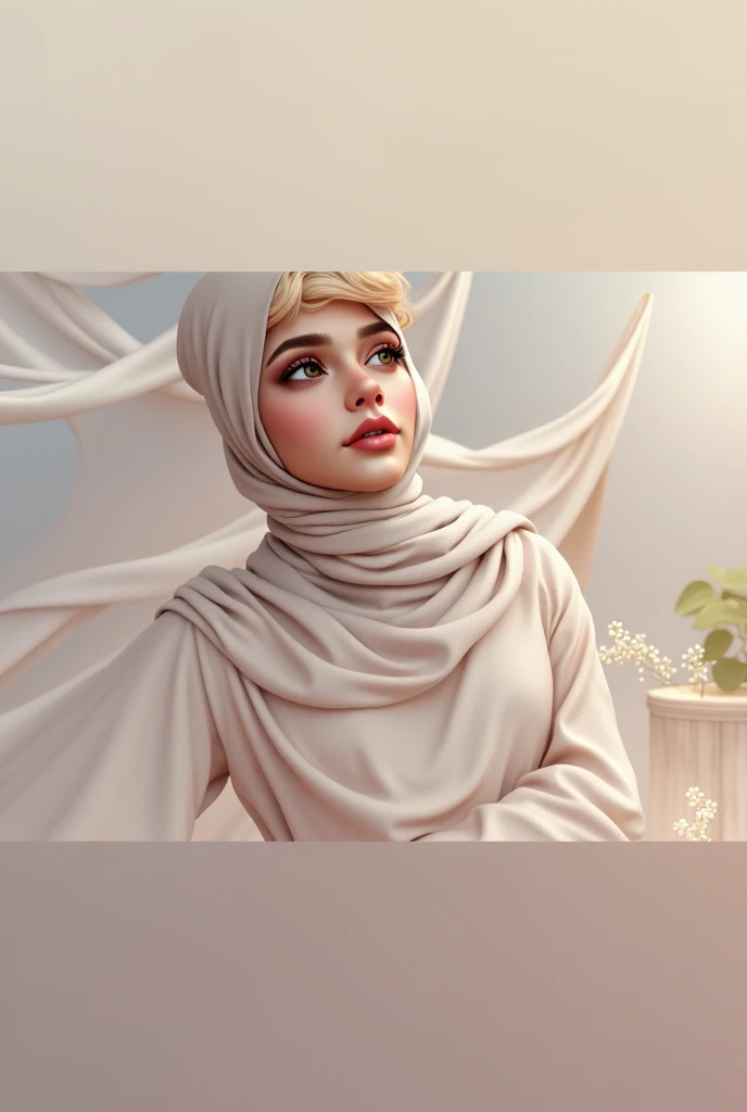 Real face, 8k,beautiful,hijab