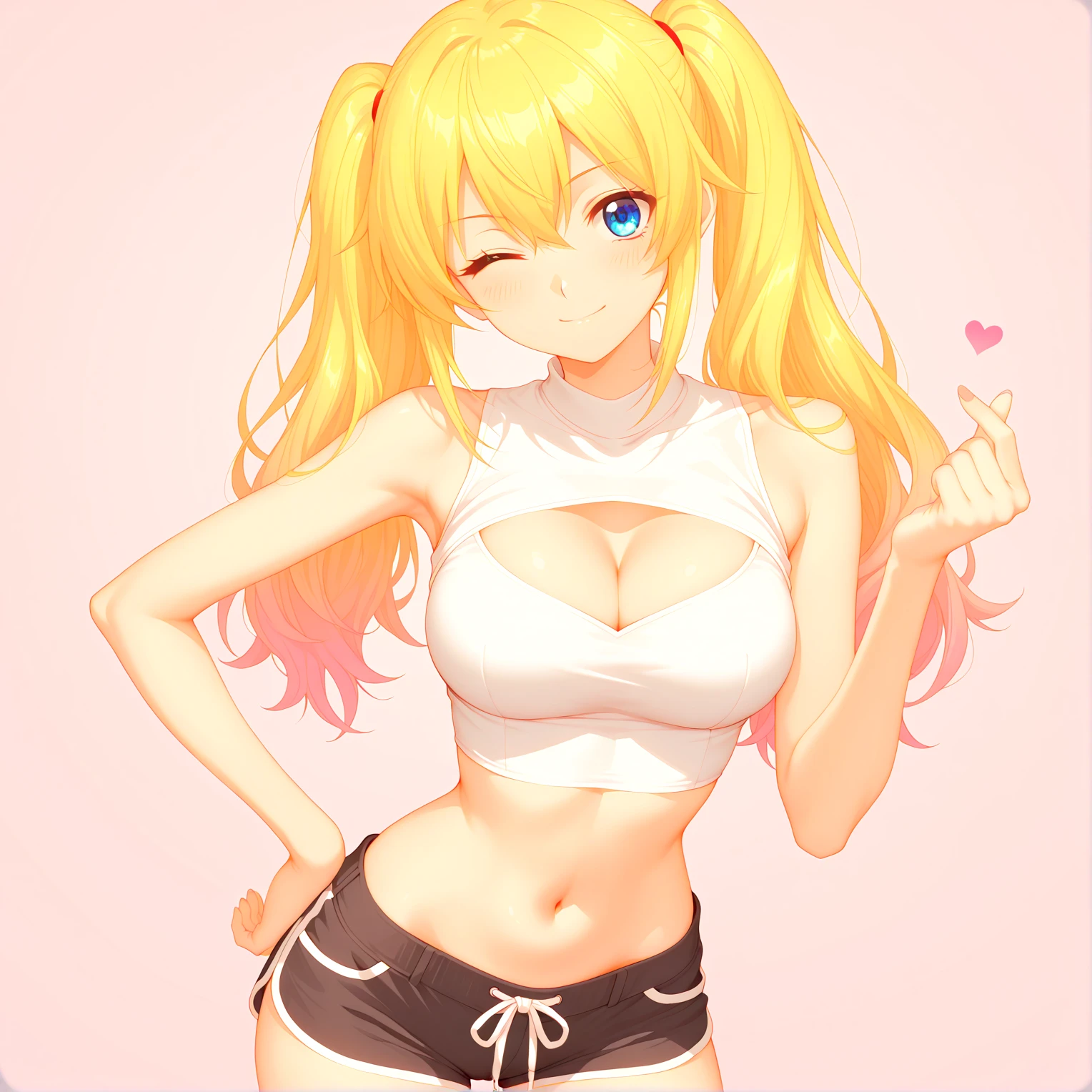 Sexy chick with bare breasts