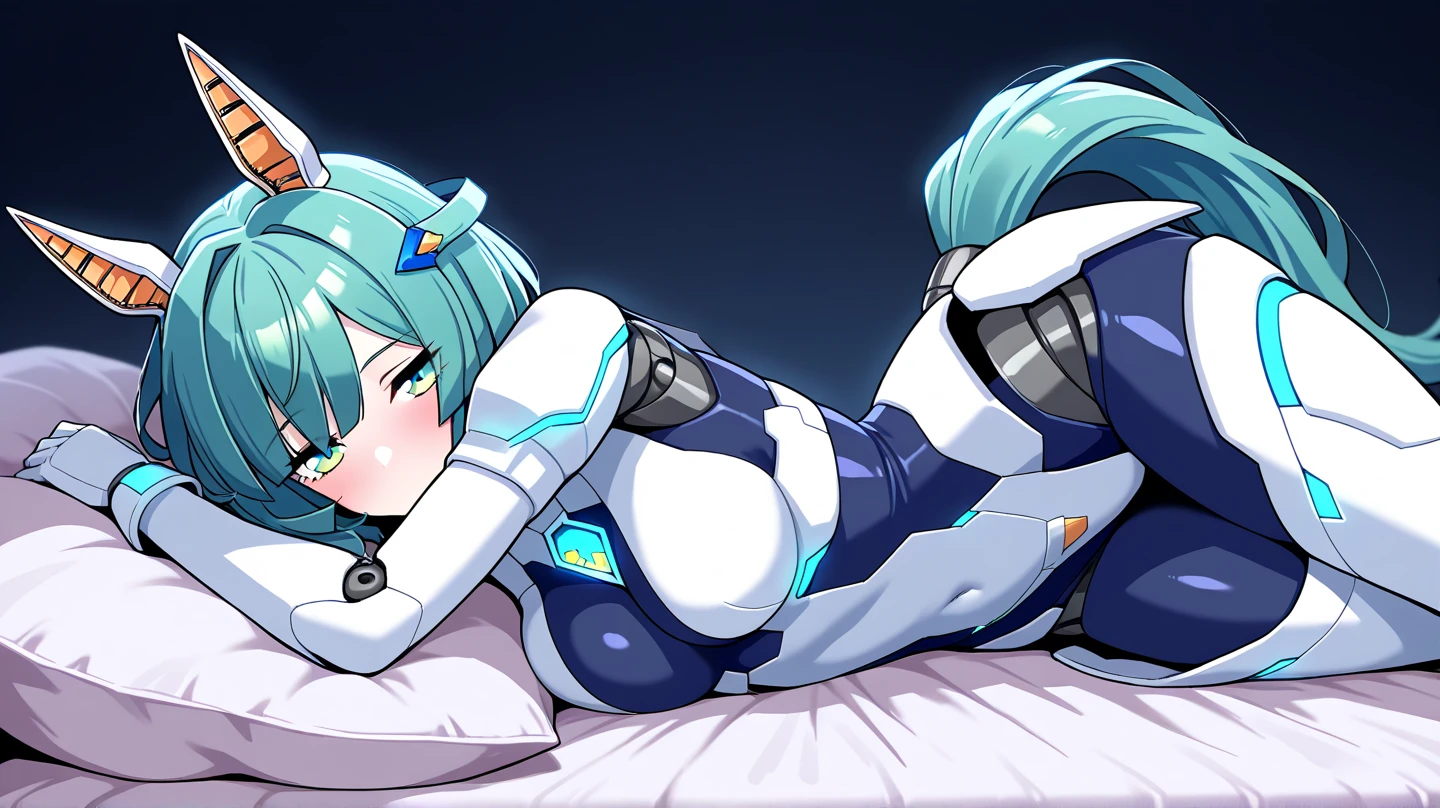 (Rear insertion position, ), (Blue Hair, short, Cute Hips), , ,(white inner suit、、Thigh-high stockings、Head-mounted display、), (Sleeping on the bed),legs apart:1.2、sobbing、hand_on_own_face、rolling eyes:1.3、tongue out:1.4,(happy),nsfw、BREAK Perfect Anatomy、Highest quality、(cute:1.1)、(cute)、(High resolution:1.2)、Unbelievably absurd:1.3、Incredible illustrations、(cuteイラスト:1.2)、Beautiful background、(emphasis lines)、(1 girl) 、solo)、(10th Generation、cyborg、)、(be breathless:1.2、steaming body:1.3,sweaty:1.5)、slender、(lying on back)、(female masturbation:1.5、crotch grab:1.3、pussy juice:1.4、peeing:1.3,cameltoe:1.5)