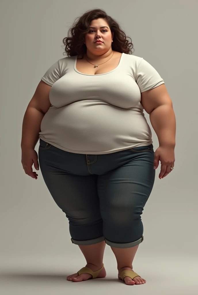 Extremely obese 25 year old woman 