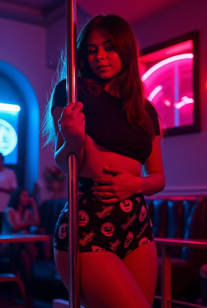 1fille afroamerican, garter-belt, stockings with lace top, cunt naked, 8k