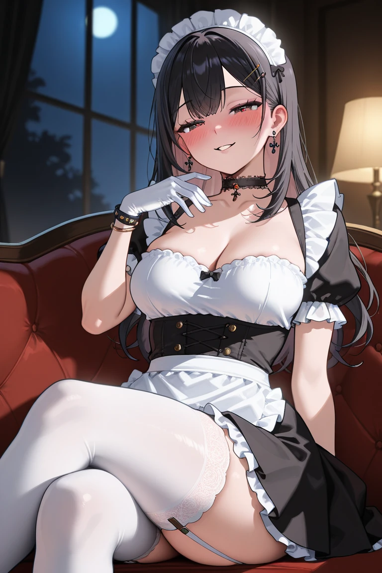 anime - style image of a woman sitting in a chair with a glass of wine, best anime 4k konachan wallpaper, trending on artstation pixiv, cushart krenz key art feminine, beautiful alluring anime woman, seductive anime girl, azur lane style, trending on cgstation, 8k high quality detailed art