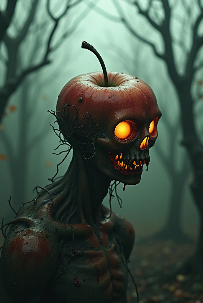 A human pumpkin giving himself a sexual pleasure