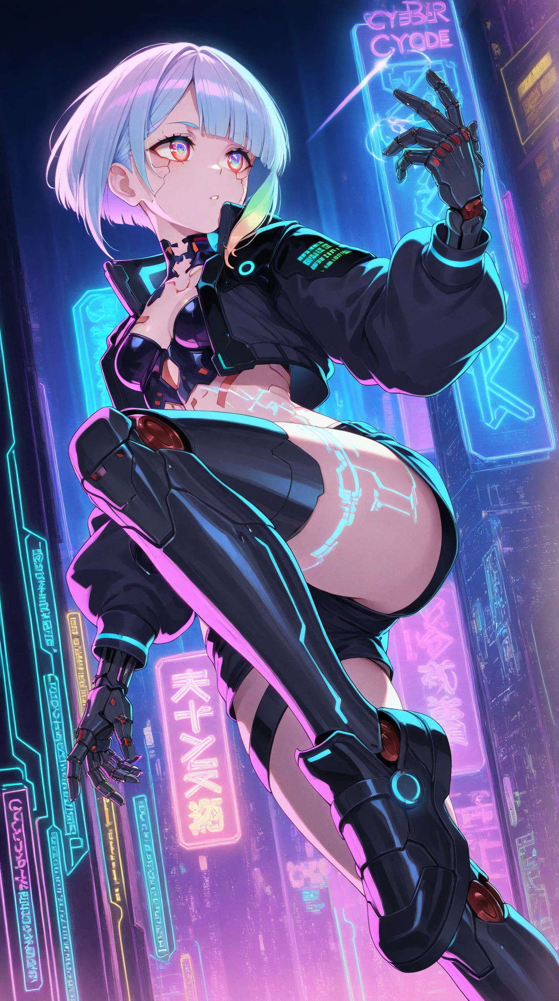 1girl, spidergwen, sexy, high detailed, city, swinging --auto --s2