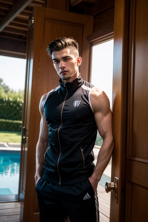 (swaggy, defying look:1.2), haircut,
smiling,
shirtless,
(muscles through clothes:1.3),
whole body, full body,
,
(rim lights:1.3),
(, flexing in a gym, relaxed, tight hoodie, legging,:1.3),
colorful,
(musculegs:1.1),
blurry background,
aestheticmuscles,
in the background,
(human:1.3),
by photography,
cinematic lights, gorgeous eyes, good face, good hands,
(photography:1.3),
(good lights:1.2),
sunny day,
(film grain, 4k, 8k:1.2), dust,
haircut,
(very expressive face:1.2), looking at viewer,
swaggy, defying look,
orbitgood,
21 years old,
<lora:vrcfurry_v43:0.30>
