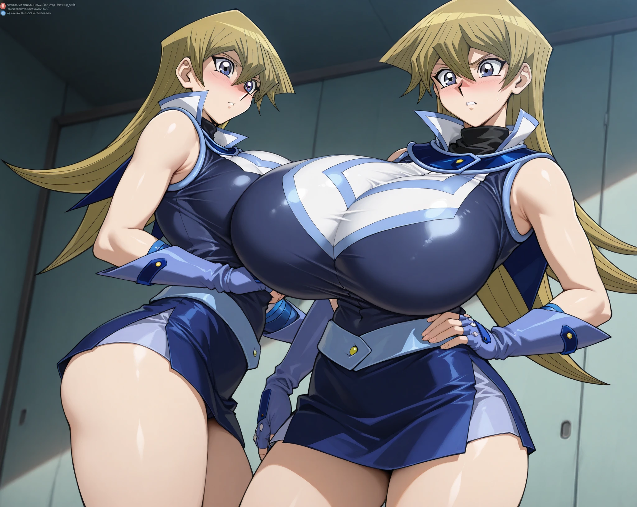 One Girl,Precise five fingers、{Knee-high socks}、(((Wide Hips)))、 (((plump and thick thighs)))、((Big Ass))、(Big Breasts) Embarrassed look,Short Stack、whole body、Sexy pose。Mini skirt cheongsam