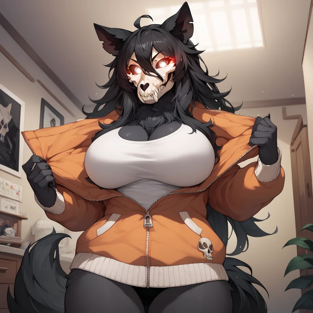 horror movie, Hallucination, flashback , Delusions of grandeur , Shocking moment , Steamy curvy body , can not stand it any longer , I can't wait to eat it , Predator's Eyes , Disheveled clothing , Baring his fangs, he attacks the viewer , fps , Long muzzle , female