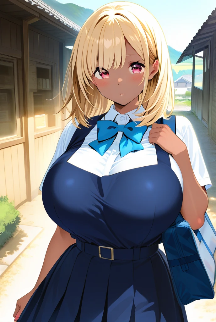 Very detailed、(8k, RAW Photos, highest quality, masterpiece:1.2), (Very detailed 8k wallpaper),shape、Professional Lighting,Sharp focus, Written boundary depth、
Browsing Caution、Clear Eyes、Perfect Anatomy、With a girl、Cute girl、beautiful girl、blonde、Big Breasts、(blush:1.5)、Looking up、15 years old、White underwear、、denim micro mini skirt,、,Her plump thighs are in full view、bed、imminent kiss、