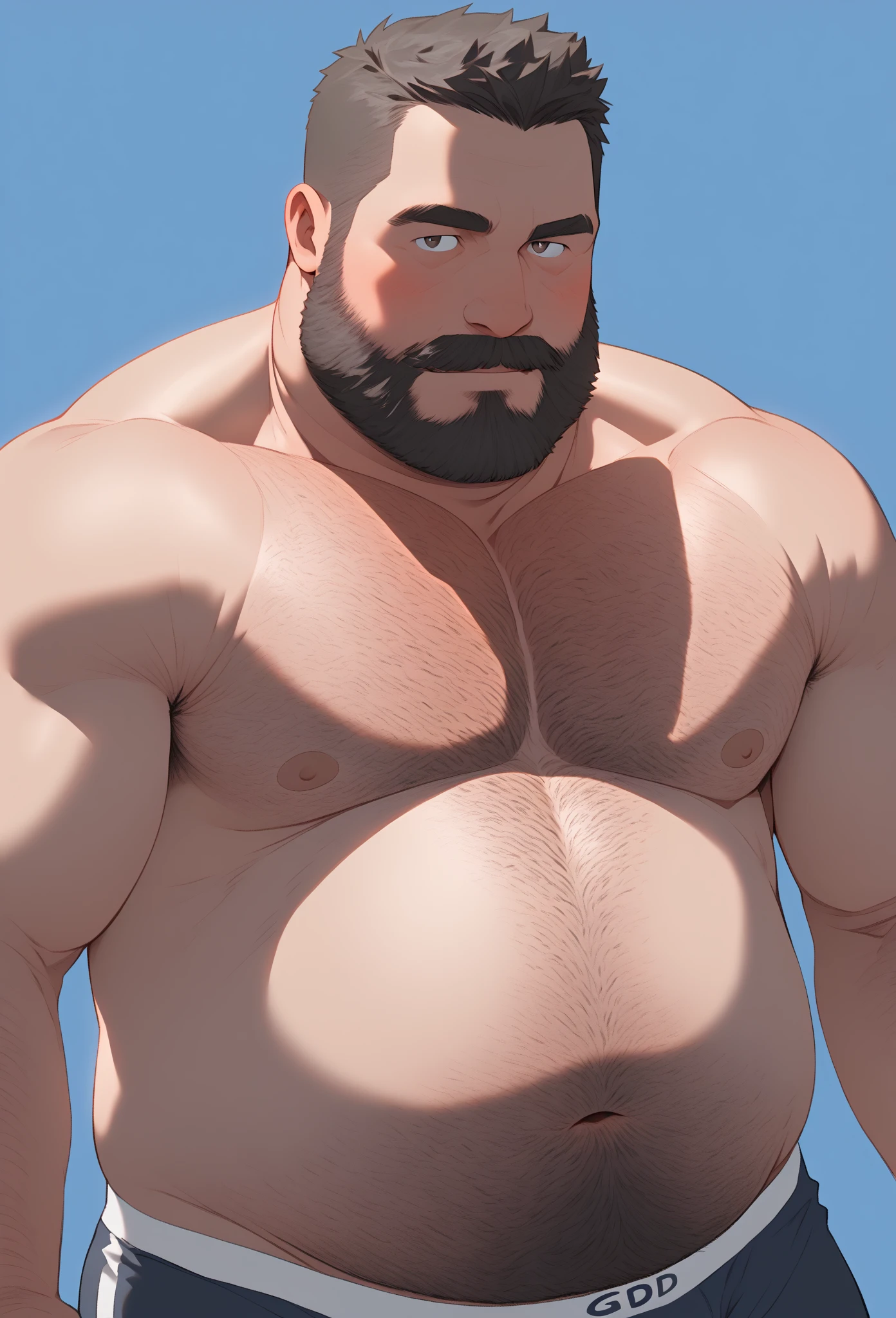 8K HIGH RESOLUTION HDR Very Extremely Realistic Very Detailed High Quality Create a professional studio-style 8K HDR Very Real photograph featuring a middle-aged daddy rugged bodybuilder muscle bears man , burly, very realy detailed hairy, 8K very realistic beared big daddy muscle bear, and 8K very realistic detailed rugged burly man in shorts. Very Realistic detailed shorts, very realistic hair, very realistic beards, very realistic thick chubby fat neck, very realistic neck lines, very realistic detailed neck, very realistic belly, very realistic burly chest, very realistic detailed hairy burly strong chest and arms, very realistic detailed hairy burly strong chest and arms, very realistic pecs, very realistic burly muscle bear body, very realistic nipples, very realistic burly muscle bear body, very realistic face, very realistic detailed face, very realistic eyes, very realistic detailed eyes, very realistic pupils, very realistic detailed pupils, very realistic nose, very realistic ears, very realistic facial features, very realistic burly arms, very realistic elbows, very realistic hands, very realistic pecs, very realistic bellybutton, very realistic human man body, very realistic bellybutton, very realistic wrists, very realistic fingers, very realistic fingernails, very realistic shoulders, very realistic mouth, very realistic lips, very realistic detailed skin, very realistic skin, very realistic mens clothing, very realistic detailed mens clothing. 8K HDR Very Realistic Hairy Bearded Burly Muscle bear Photoshoot, A very realistic burly muscle bear man in a Farm, 8K HDR Very Realistic Intricately Detailed, 8K HDR very realistic detailed Farm surroundings, 8K HDR very realistic surroundings lighting, No Deformities, captured with a 85mm lens by a world famous photographer, 8K HDR Very Ultra Realistic and 8K HDR Very Realistic Photograph, 8K HDR Clear HDR Quality full with very realistic real details