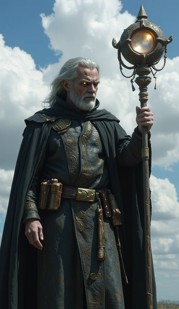 a (((wizard))) doing (((magic))) in 80sdarksouls style