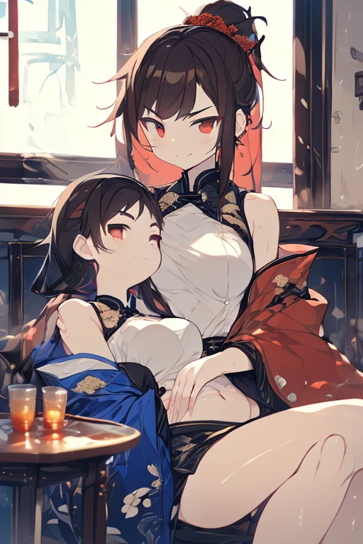 azur lane style, Fanart Meilleure ArtStation, Guviz, Guweiz in Pixiv ArtStation, trending on artstation pixiv, Guweiz on ArtStation Pixiv, by Yang J, highly detailed exquisite fanart, Guviz-style artwork, Fanart Meilleure ArtStation, Fantasy art style, Kawasi,Guweiz on ArtStation Pixiv, trending on artstation pixiv, seductive anime girls, Best Rated on pixiv, beautiful and seductive anime woman, at pixiv, Anime goddess, zerochan art, author:Shitao, Japanese goddess,beautiful female witch, 2 girls,lesbian,French kiss,Wet kiss,face to face,hugs,cuddle,Close contacts,Fit snugly together,Side Body,Kiss,tongue kissing,Lovers,stroking each other,matching hairstyle,Match poses,desire big breasts,squelch,Body overlap,squishing,Squeeze the chest,Squeeze each other's chests,Love,Love each other,Matching decoration,Sexy girl pose,lacepantyhose,Pantyhose wrapped around the hips,Full body wrapped silk clothes,tightsuit,Bright colors,Showy expressions,black pantyhoses,White panty hose,ornate garment,Gorgeous hats,Gorgeous hairstyle,Gorgeous background,Magical powers,lady,carismatic,Beautiful girl,Intimate contact,sigh,heav breathing,love heart,inquisitive,mature,mistic,dignified,Intimacies