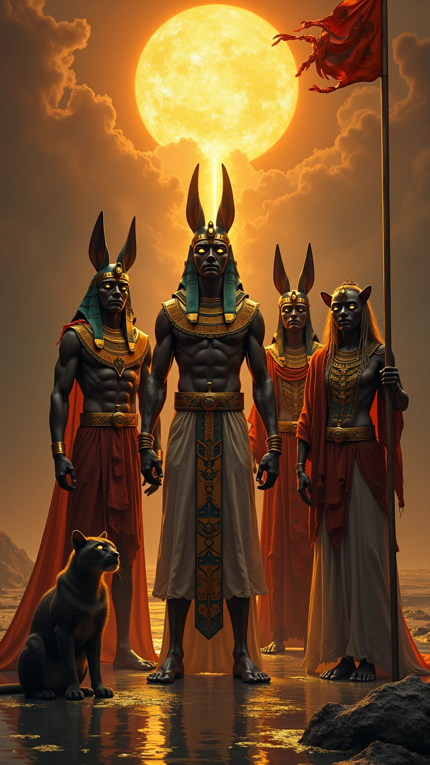 Selfie de odin, six and anubis