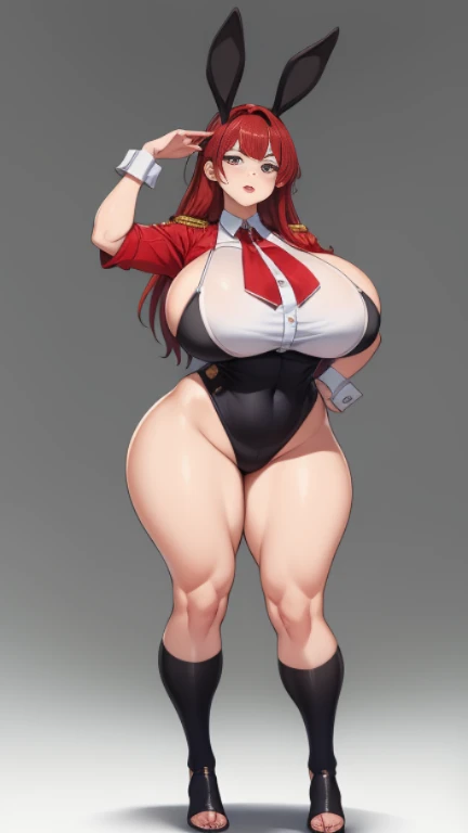 Big Breasts, Big Hips, Full Body Shot, Mature mother, Voluptuous thighs, Full calf, Seductive mature woman, Perfect body, Plus Size Model, Sailor suit, Wearing high heels,Miniskirt Uniform, Chunli,