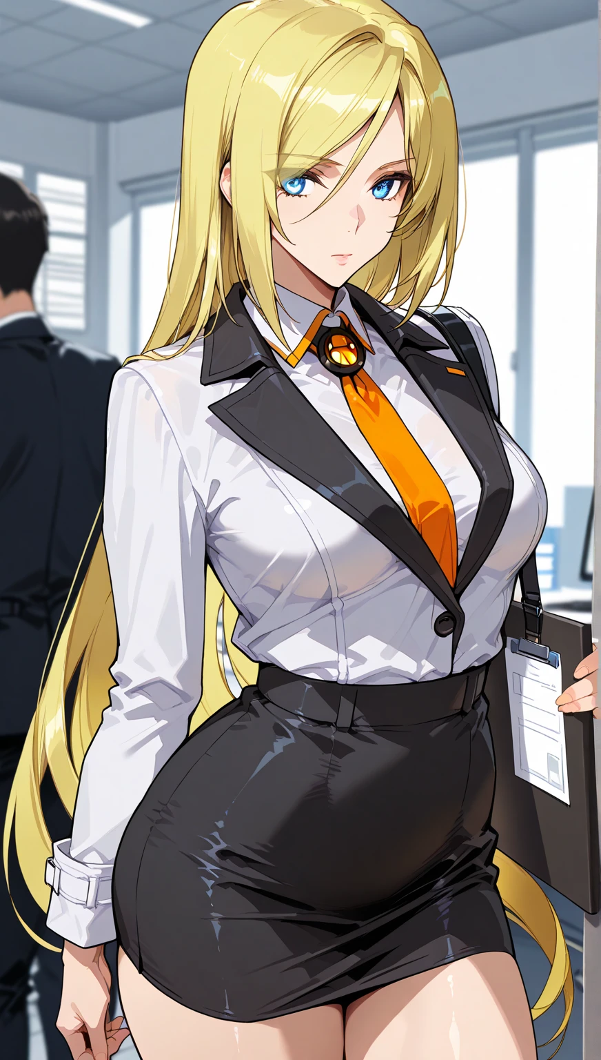 Saber big breasts business suit House made from condoms