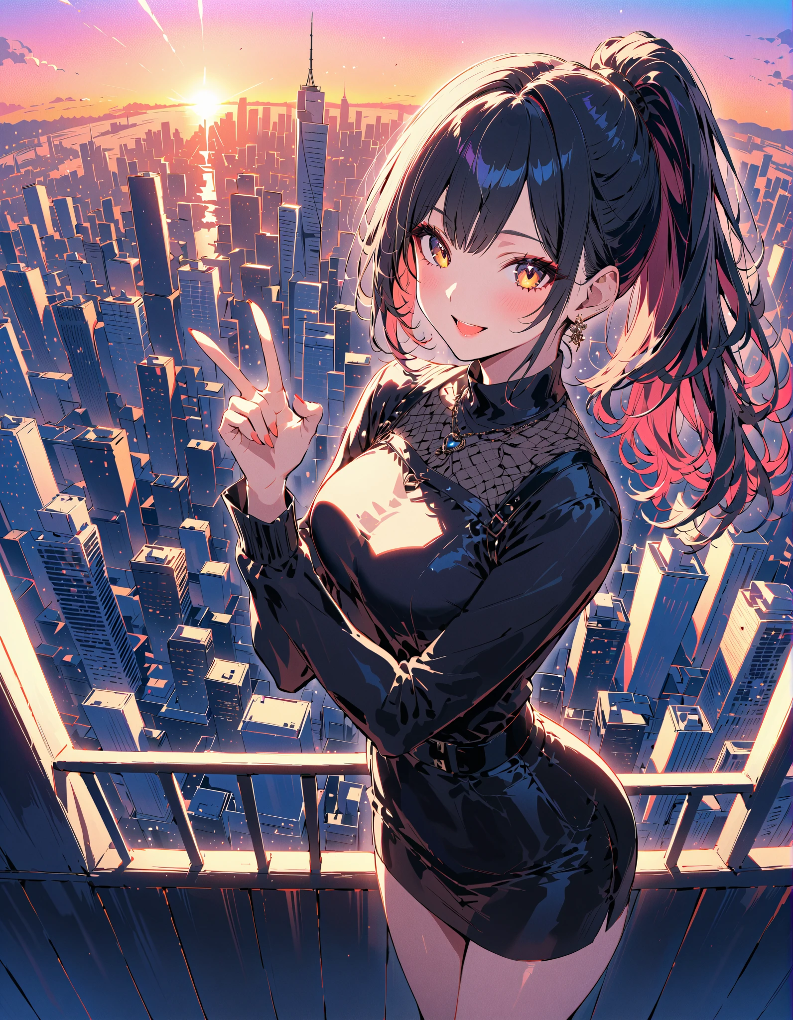 painting of a field of flowers with a sunset in the background, anime countryside landscape, beautiful anime scenery, anime beautiful peace scene, beautiful anime scene, anime background art, anime landscape, anime landscape wallpaper, anime scenery, detailed scenery —width 672, scenery artwork, by sylvain sarrailh, anime nature, anime scenery concept art, a beautiful landscape