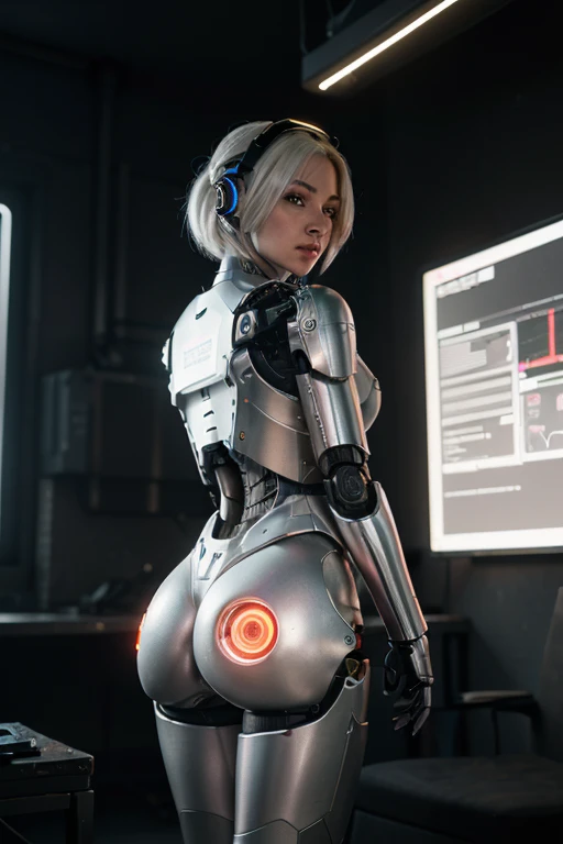 TL1_Reelmech WR_HorrAmp complex 3d render ultra detailed of a beautiful porcelain profile woman android face, cyborg, robotic parts, 150 mm, beautiful studio soft light, rim light, vibrant details, luxurious cyberpunk, lace, hyperrealistic, anatomical, facial muscles, cable electric wires, microchip, elegant, beautiful background, octane render, H. R. Giger style, 8k, best quality, masterpiece, illustration, an extremely delicate and beautiful, extremely detailed ,CG ,unity ,wallpaper, (realistic, photo-realistic:1.37),Amazing, finely detail, masterpiece,best quality,official art, extremely detailed CG unity 8k wallpaper, robot, silver helmet, full body