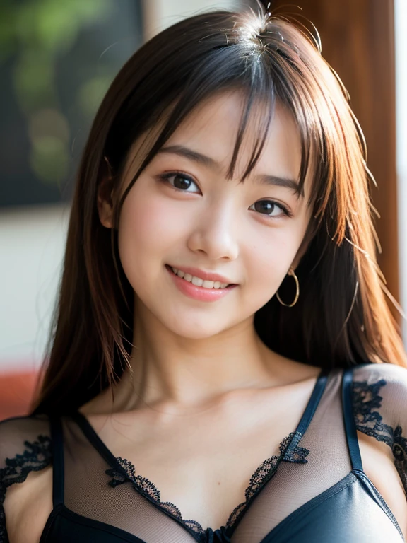 (Best Quality, 8K:1.1),(Slim Beauty:1.4),(C Cup:1.3,Beautiful:1.2),High School Student, Blazer,Dress Shirts,Black Tight Skirt,(Necklace:0.4),Handbag,Light Makeup,Round Nose,Super Thin Face,Drooping Eyes,Double Eyelids,(Bangs + Smile:1.2),Perfect Tooth Alignment.