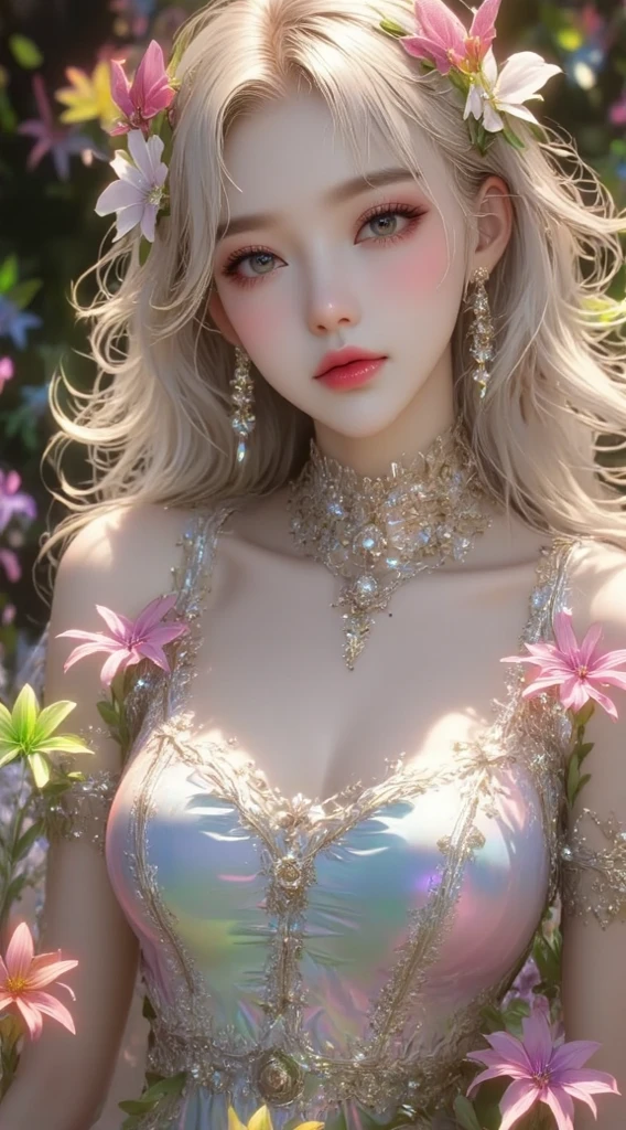 highest quality、8k Masterpiece、ultraA high resolution、(Photorealistic:1.3)、RAW Photos、1 girl、Silvery white hair、Glowing Skin、((Ultra-Realistic Details))、Portrait、Global Illumination、Shadow、Octane Rendering、8k、Super sharp、soft、warm colors、Very intricate details、Realistic Light、CGSoation Trend、Beautiful and shining eyes、Beautiful breasts、To the camera、Neon Details、Landscapes of unimaginable beauty、100 Light of japanese red lanterns、Swirl、samurai girl in the center、female、sexy、Healthy Body、Japanese、A beauty that everyone falls in love with、smile、whole body