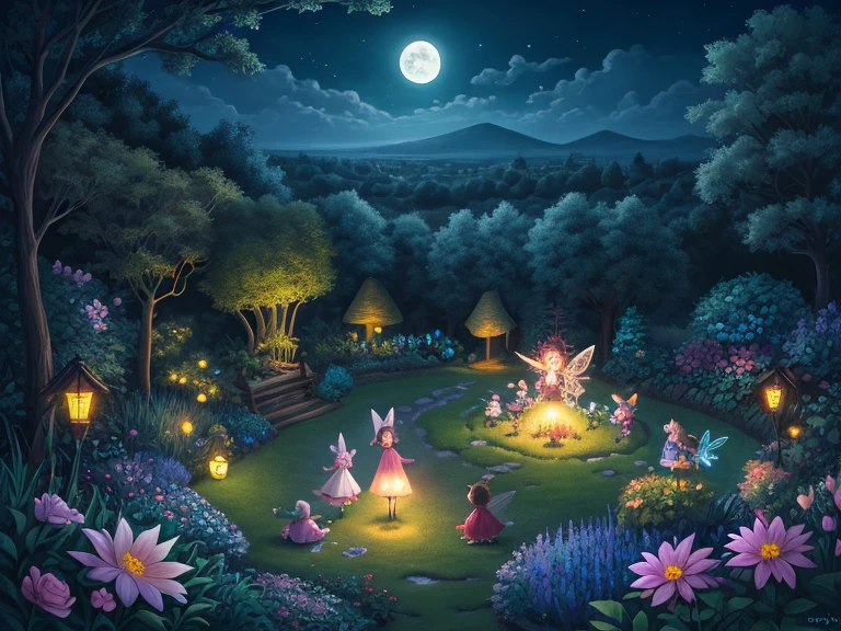 The tree々A picture of a fairy castle surrounded by trees and flowers, fairytale artwork, fairy-tale illustration style, fairytale painting, magical fairy background, fairy kingdom forest, fairytale illustration, Magical fairyland, very magical and dreamy, fairy tale style background, Fairy tale illustration, lost in a dreamy fairy landscape, enchanted magical fantasy forest, magic fairy forest, Fairey Palace