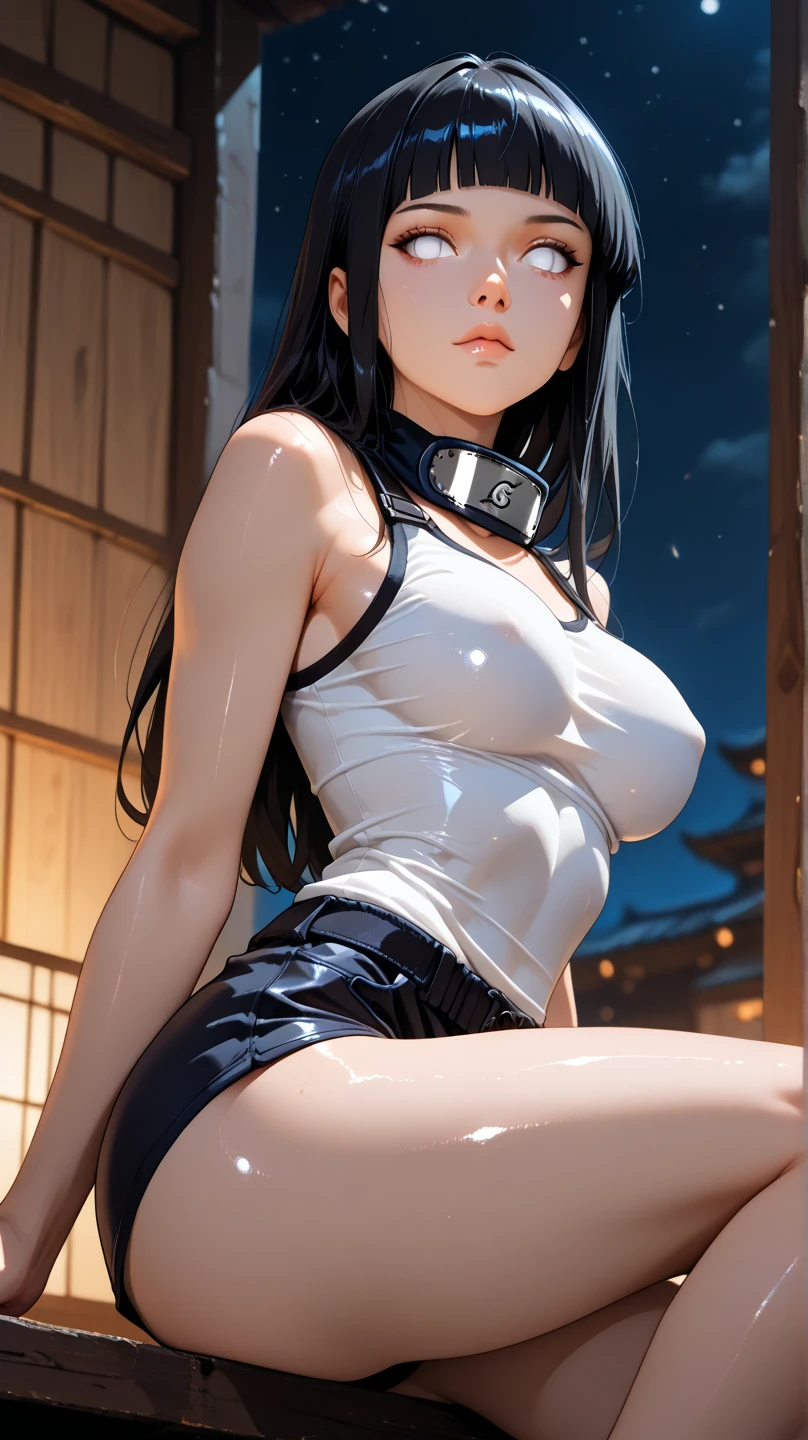 Optimal,masterpiece,High resolution,Highest quality,Hyper HD,Very detailed,Award-winning,16K,alone,(Upper Body),Correct Anatomy,Beautiful Cyberpunk Girl,Cowboy Shot、Cute Face,,Black Hair、Long Hair、Twin tails、Braiding, Hairline,((Scarlet Eyes)),Long eyelashes,Drooping eye corners,White skin,Shoot from the side, ((See-through camisole:1.5)), ((Transparent nipples))、rocket , (Because I'thin),