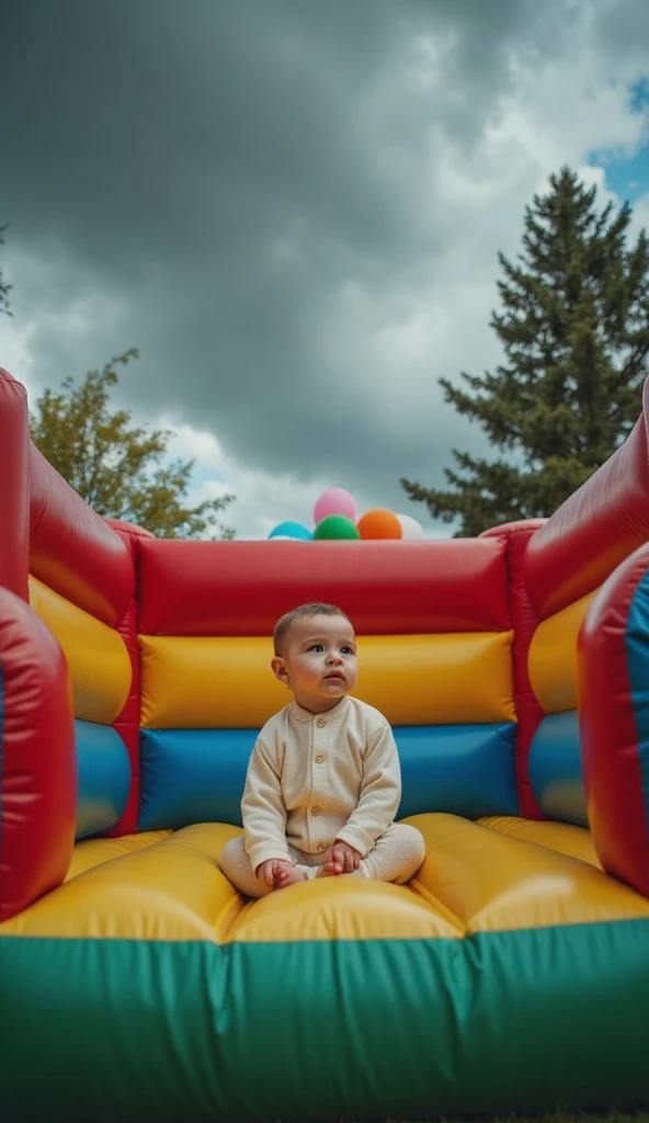 There's a baby who's standing in a ball pit, in a ball pit, garoto feliz, Softplay, foto de retrato, cabrito, foto de retrato em close-up, curious expression, garotinho, childrens, intense expression, menino bonito, frisky!!!, close - foto retrato acima, crawling towards the camera, barnet, close up foto de retrato, foto retrato, childrens, Antecedentes complexos