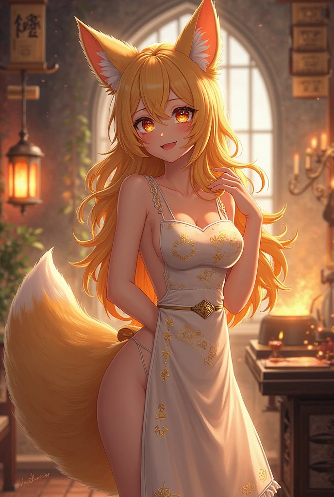 Beast-eared maiden,sskirt,Big furry tail,the fox,pussycat,adorableness,Enigmatic,eyesgod,naughty,inquisitive,Hair Ornament,gentle,Naïve and lively,Em particular,unique,Innocence,Dynamism,Fairy World