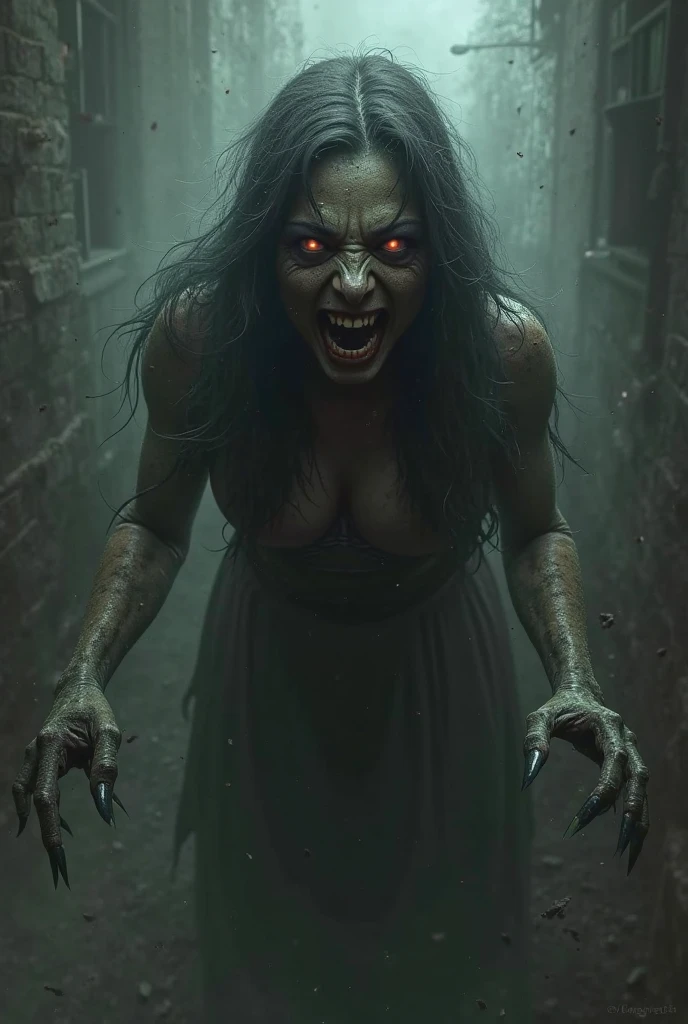Scary woman