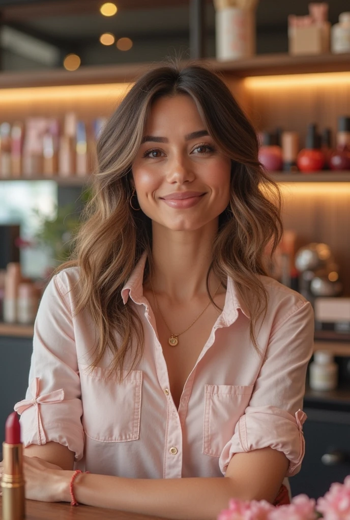 A profile picture for a channel of a woman who offers Amazon products 
