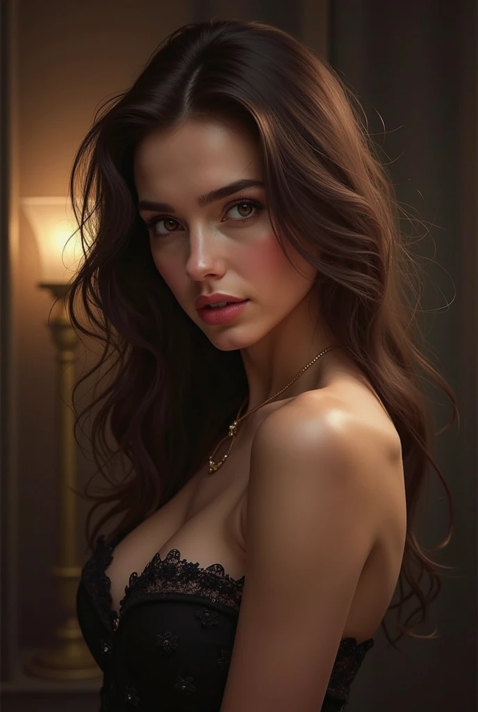 seductively beautiful woman