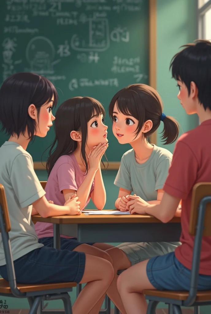 The Pursuit of Happiness: What is happiness?? Can it be achieved or is it just an illusion?? How Different Philosophies and Cultures Define Happiness.
Students talking, conversation circle, drawning, class room. holding hands
