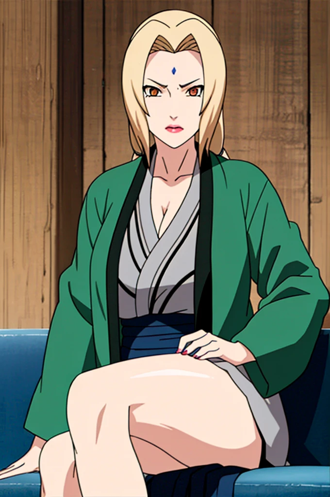 Tsunade senju, middle aged woman, milf, large breasts, beautiful