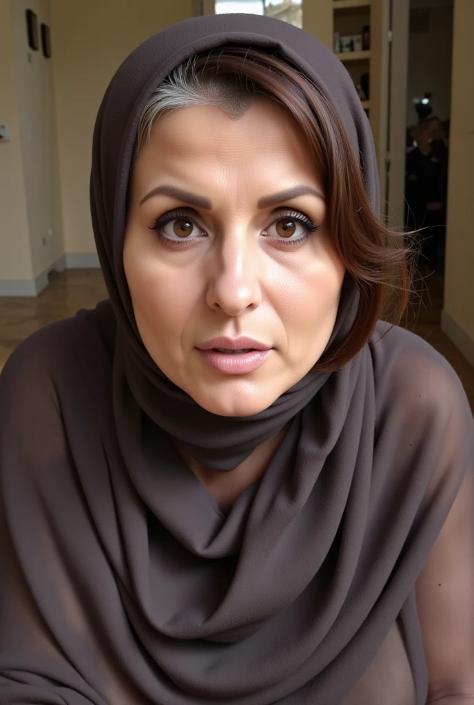 photo of a 35yo algerian woman