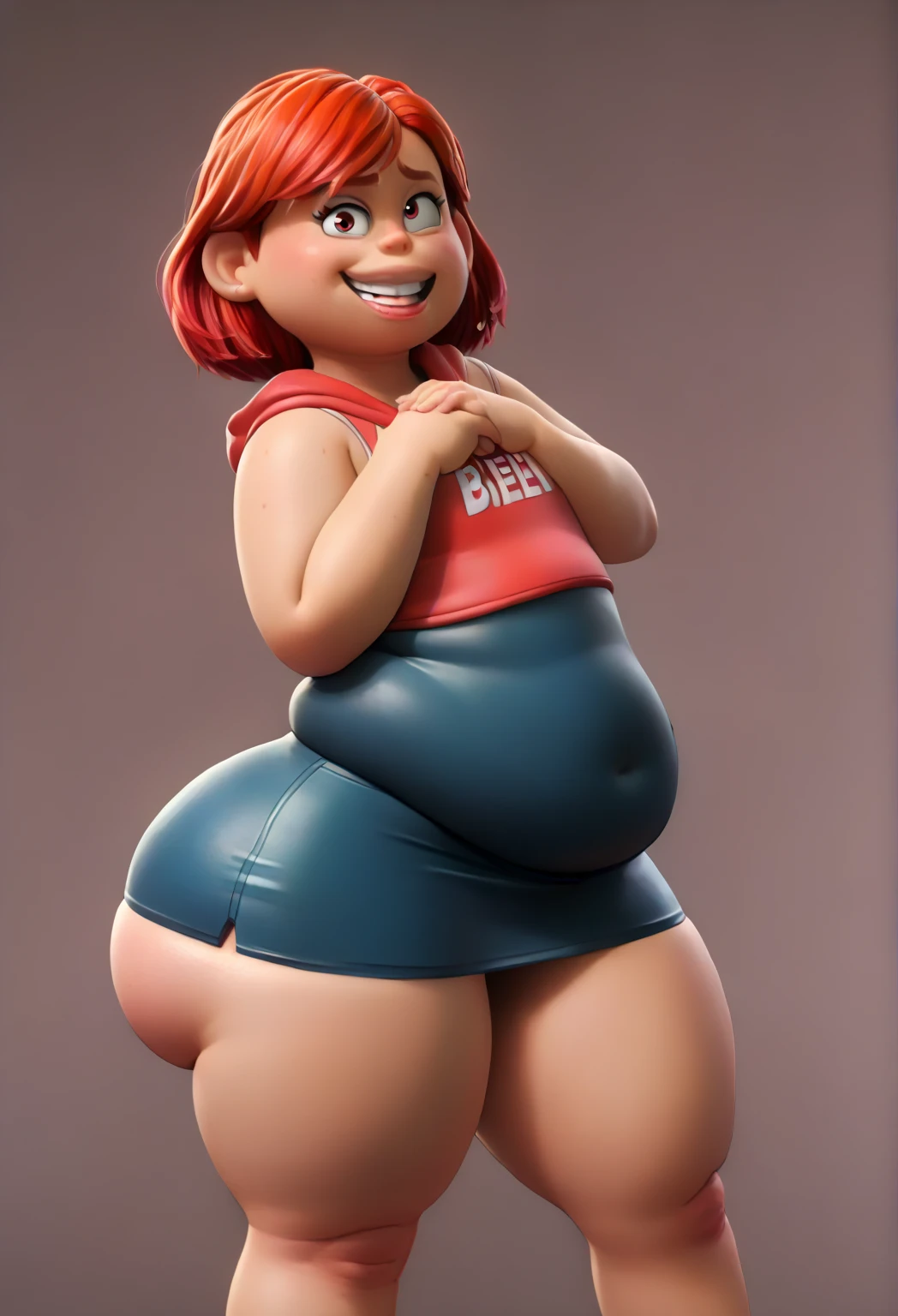 (8K, raw photo, Best quality, Masterpiece: 1.2), (Intricate details), perfect eyes, Perfect face, perfect lighting, Beautiful, (Masterpiece: 1.2), (Best quality: 1.2), 1 girl, only , Alex, glasses, brown eyes, happy face, place of beauty, adult torso, plump and moving and big belly, inside the stomach, you have her friends moving in her belly belly, 17 years old, medium breasts, (jeans, t-shirt red), holding a milkshake, cowboy shot, 3dmm