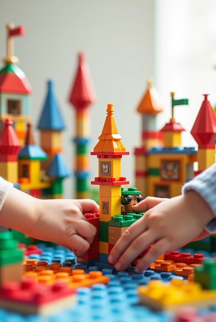 Create a video on the Benefits of Playing with Legos Introduction (30 segundos)
presentation: Start with a brief introduction to the topic. Puedes decir algo como: “Welcome to our video about the incredible benefits of playing with Legos!” Main Benefits (2-3 minutos)
Creativity and Imagination:
Explain how Legos encourage creativity and imagination. Mention that children can build anything they imagine..
Ejemplo: “Legos are like little magic bricks that can become castles.”, spaceships or even dinosaurs”.
Desarrollo de Habilidades Motoras:
Describes how assembling and disassembling Lego pieces improves fine motor skills.
Ejemplo: “When children connect the pieces, “They are improving their hand-eye coordination and dexterity.”.
Logical Thinking and Problem Solving:
Talk about how Legos require planning and logic to build stable structures.
Ejemplo: “Solving a Lego puzzle is like solving an enigma”.
Teamwork and Communication:
Discuss how building with others encourages teamwork and communication.
Ejemplo: “When they build together, “Children learn to share ideas and listen to their peers.”.
Conclusion (30 segundos)
Resumen: Recapitula los beneficios clave.
invitation: Anima a los espectadores a explorar el mundo de los Legos y disfrutar de sus beneficios