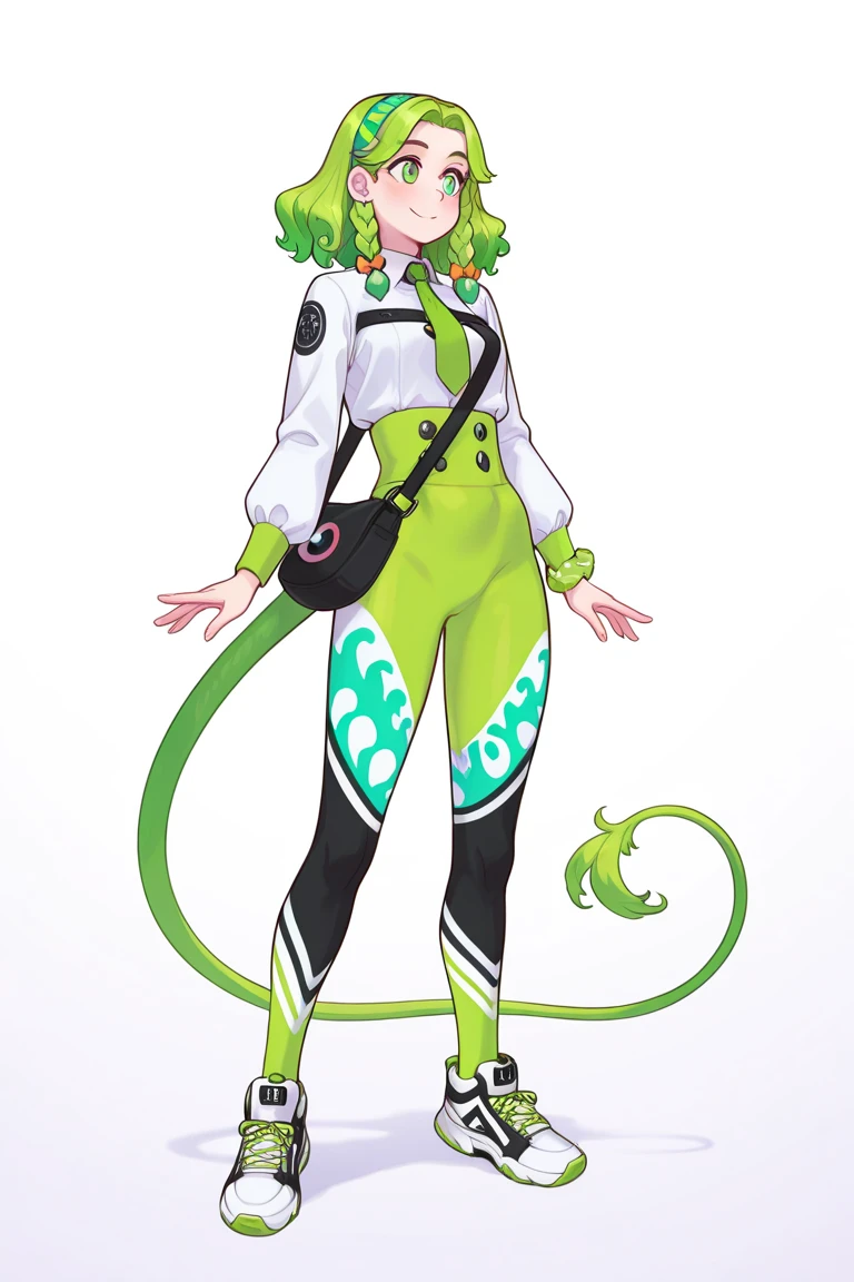 beautiful, (linework:1.1), <lora:detail_slider_v4:1.0>,
1 girl, adult spanish woman, freckles, closed eyes,, short hair, white ombre, ,
solo, <lora:GoodHands-beta2:0.8>, (simple background, light green color palette:1.2), color gradient, shiny skin, smiling, sexy, shy, blushing,
(native american , nerdy theme:1.2),
full body, on tiptoes,
fishnet thighs,
arms behind back, wide pose, standing,
shirt
leggings,
exposed shoulders,
techwear,
skull pattern, loose material,,
tattoos, , bracelet,