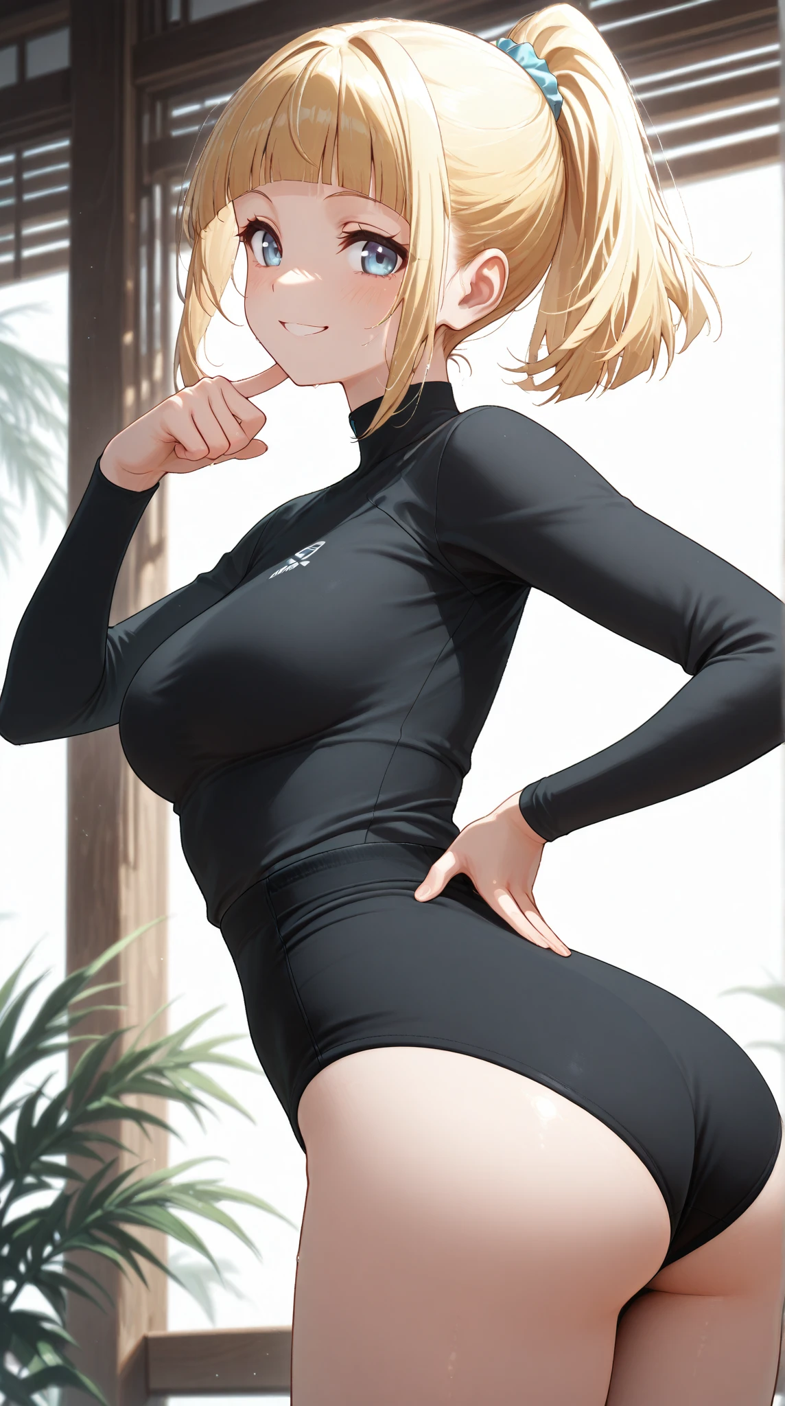 highest quality, High resolution, whole body,AND18, 1 girl, android 18, alone, golden hair, blue eyes, short hair,earrings,big breasts, frown,crying face,tears,embarrassing,blush,wide open mouth,Sweat,1 girl, black leotard, black high leg cut,( drown in the swamp:1.2),raise both hands,