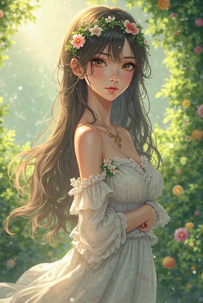 beautiful older sister in anime and realistic
