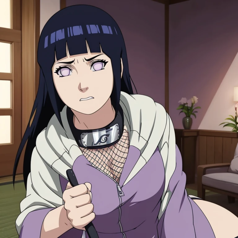masterpiece, absurdres, 1girl, hinata\(shippuden\), solo, nude, looking at viewer, floating hair, wind, blue pants, (Best Quality), length hair, large breasts, breasts out,Bound, Bondage, (arms behind back:1.4), BDSM, tape, TAPE BONDAGE, close-up, srestrained, best anatomy, Curled up, angry face, shout, mouth gagged, Upper body, blushing face, humiliation, desperate, (front), (men touching her ), holding hair, pov hand pulling hair, hair played, hair toying, (men playing her hair), (men raises her hair),