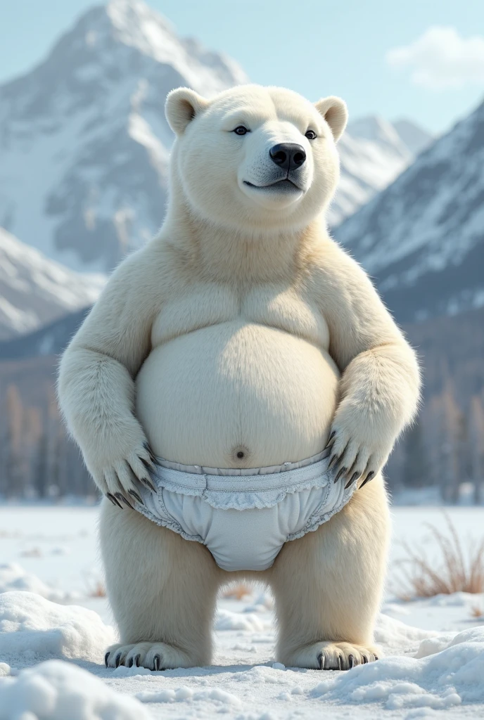 New Jersey 5 Furry，polar bear，Exquisite，topless，White briefs，Beach，sweat, blush.，Smile,Solitary，Chubby，Fat，Thick arms，Rugged muscles，White plush fur，Chubby脸，Black eyebrows，Sky blue eyes，Beard，high resolution, top quality, best quality，blush，nipples,orgasm，penis，，（sweat，SFW）