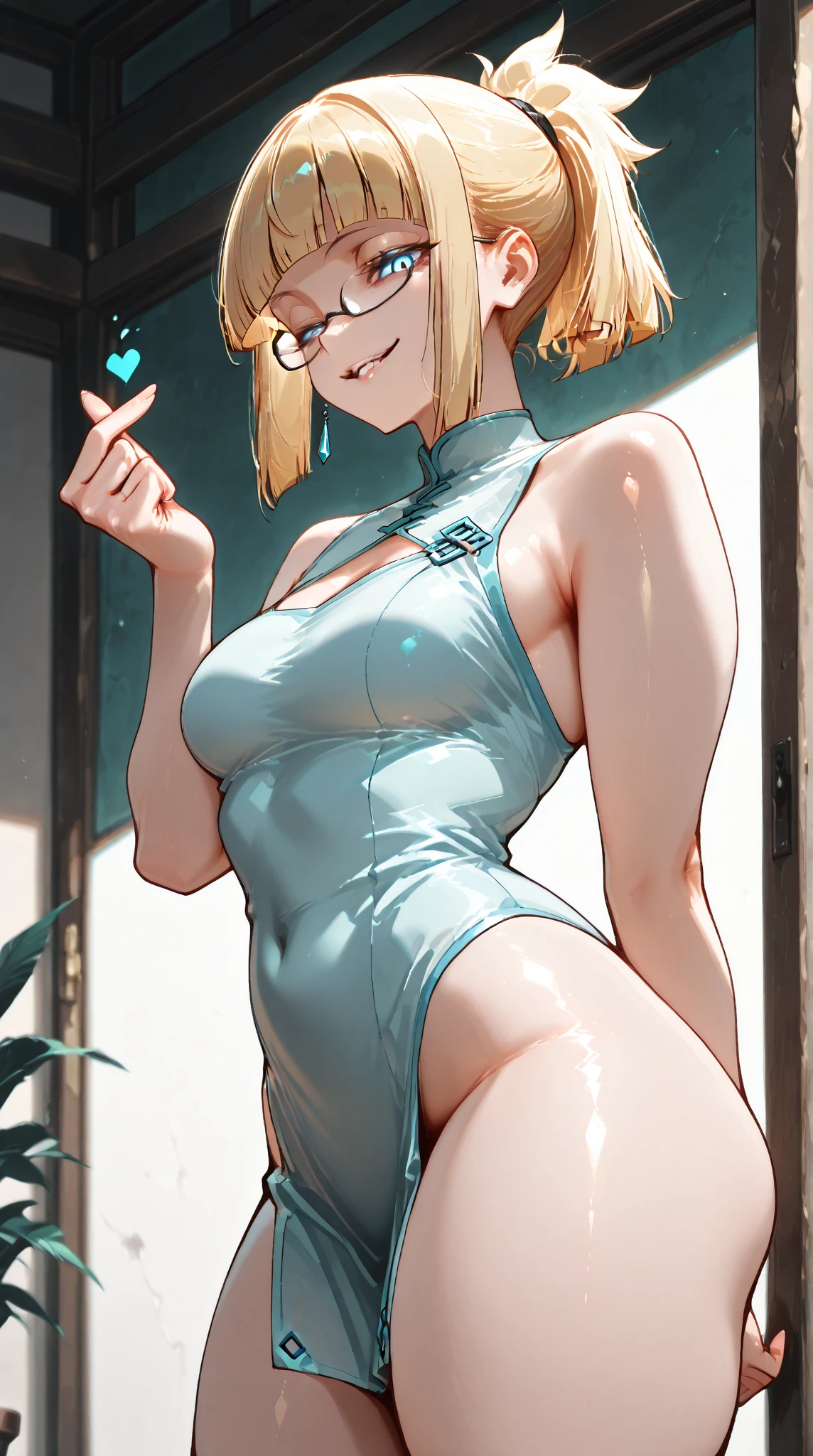 high resolution,High resolution,1Beautiful girl of the person,whole body,look up,looking at the camera,Big eyes,Glasses,Crying face,Tears,Stringy saliva,Open your mouth wide,Sticking out tongue,Flush saliva,Overflowing with saliva,ponytail,Golden Hair,Brown eyes,Swimsuit,High Leg,Tears overflow,Dripping a lot of saliva,Drooling,On the bed,sexy,Finger licking,Western-style room,Alluring,Leg spread,front,