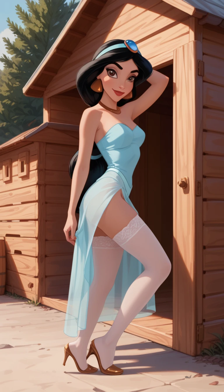 (score_9), (source_ derpibooru_p_95), (earth pony), ((anthro oc pony :1.1)), (shoulderless dress), scared look, solo, realistic hair, anatomically correct, flat chest, solo, full body, high res, pink bottom lip, collarbone, extremely detailed, wrists bound together, ankle bound together , bound, rope, lying on back stretch out across stone table, submissive, arms above head, frowning , sacrifice,