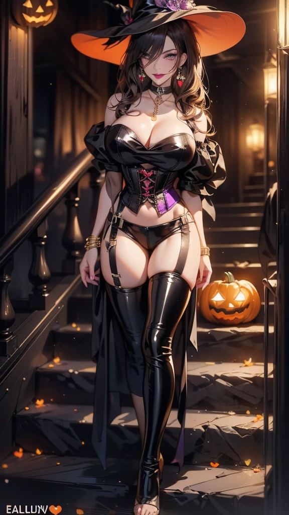 Beautiful young witch girl, Perfect female goddess face, Large breasts, Slender long legs, In transparent dress, Detail 8k, Photorealistic style, Sharp focus, Professional lighting, Colorful details, The picture is built on the rule of golden ratio, The girl is holding a large glass ball in her hand, Background - cherry blossom, The girl is standing half-turned